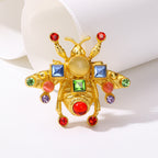 Baroque Rhinestone Inspired Statement Bee Brooch PA5261