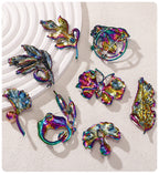 Botanical Flower Rhinestone Brooch PA5274
