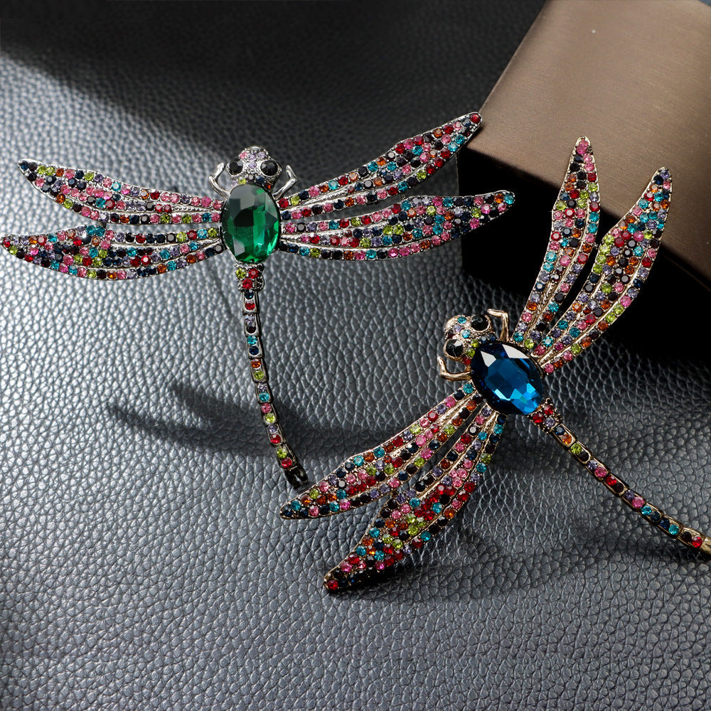 Dragonfly Rhinestone Brooch PA5339