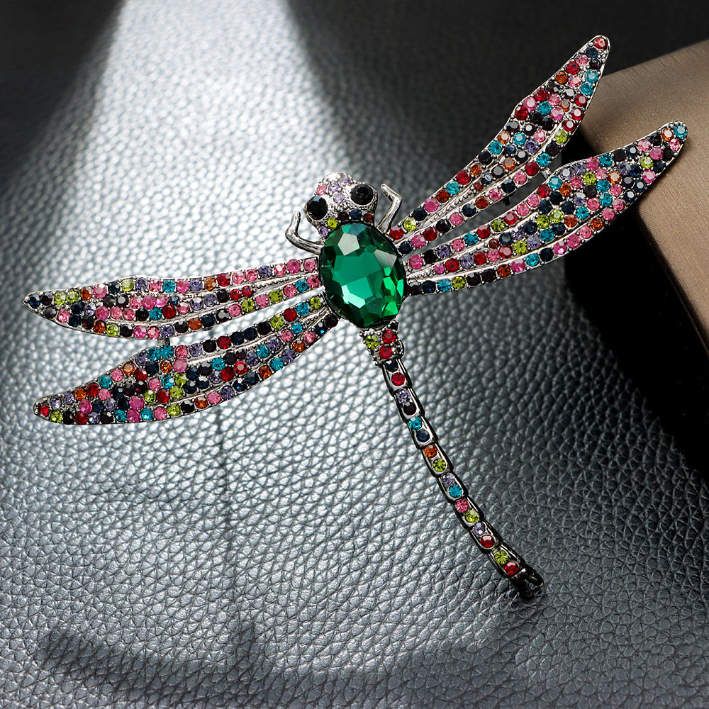 Dragonfly Rhinestone Brooch PA5339