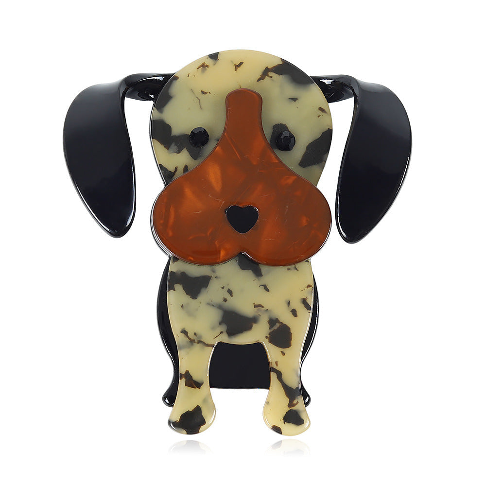 Acrylic Cartoon Dog Brooch PA5383