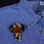 Acrylic Cartoon Dog Brooch PA5383