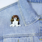 Acrylic Animal Dog Brooch PA5387