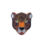 Large Cheetah Face Vintage Style Acrylic Brooch PA5389