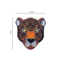 Large Cheetah Face Vintage Style Acrylic Brooch PA5389