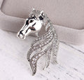 Rhinestone Horse Brooch PA5405
