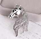 Rhinestone Horse Brooch PA5405