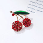 Cherry Drop Oil Brooch PA5424