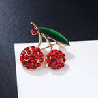 Cherry Drop Oil Brooch PA5424
