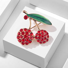 Cherry Drop Oil Brooch PA5424