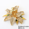 Lily Rhinestone-Embellished Alloy Brooch PA5453 - view 2