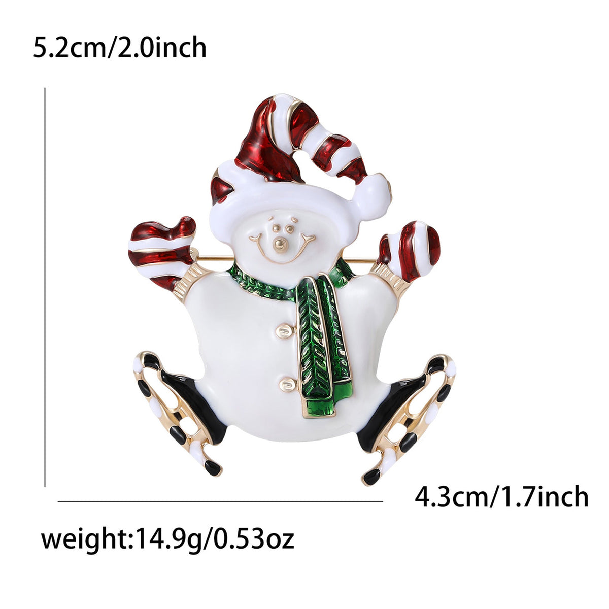Snowman Brooch PA5457