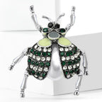 Rhinestone Ladybug Brooch PA5469