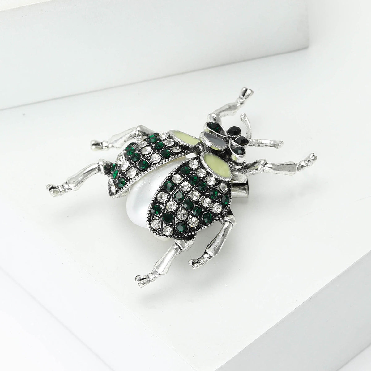 Rhinestone Ladybug Brooch PA5469