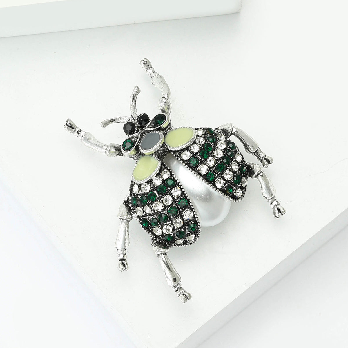 Rhinestone Ladybug Brooch PA5469