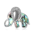 Elephant  Alloy Rhinestone Brooch PA5471