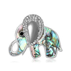 Elephant  Alloy Rhinestone Brooch PA5471