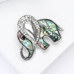 Elephant  Alloy Rhinestone Brooch PA5471