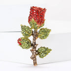 Rose Rhinestone brooch PA5473