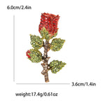 Rose Rhinestone brooch PA5473