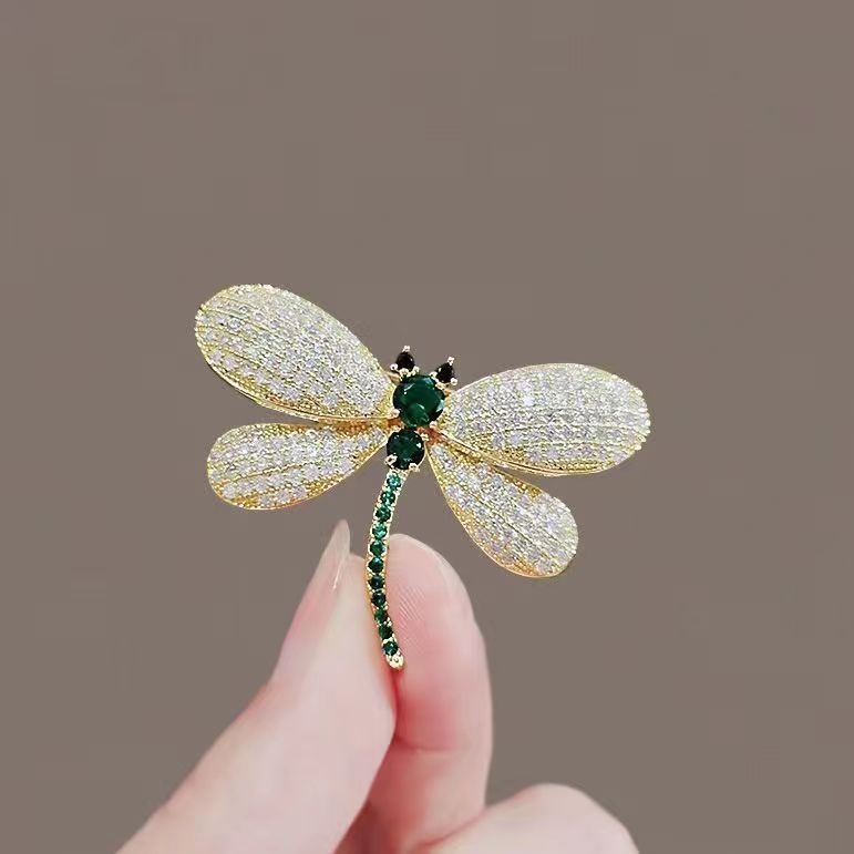 Dragonfly Rhinestone Brooch PA5482