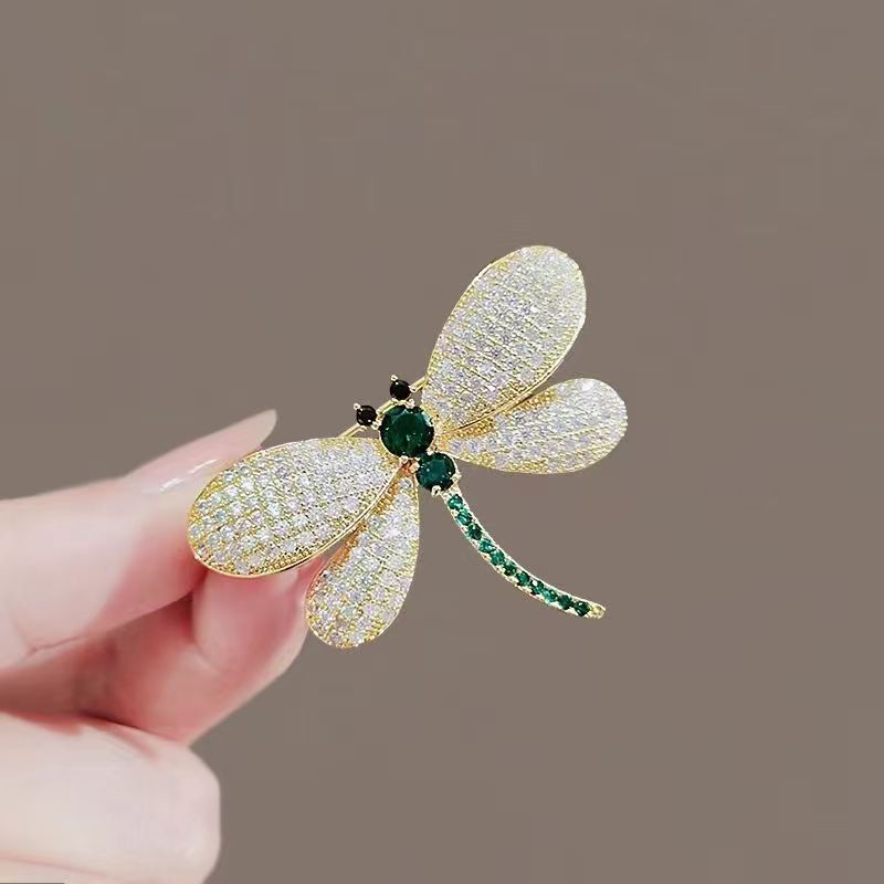 Dragonfly Rhinestone Brooch PA5482