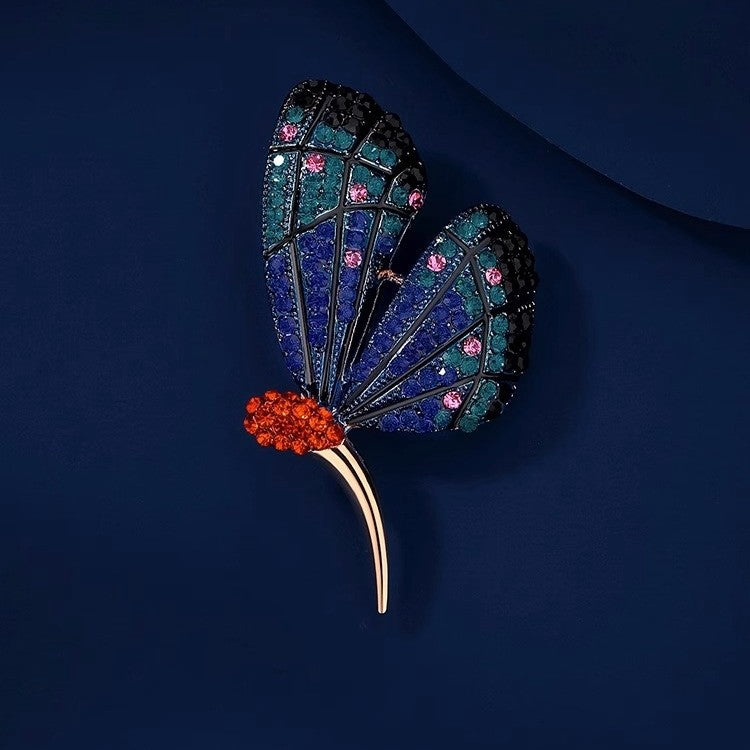 Blue Butterfly Brooch PA5493