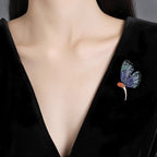 Blue Butterfly Brooch PA5493