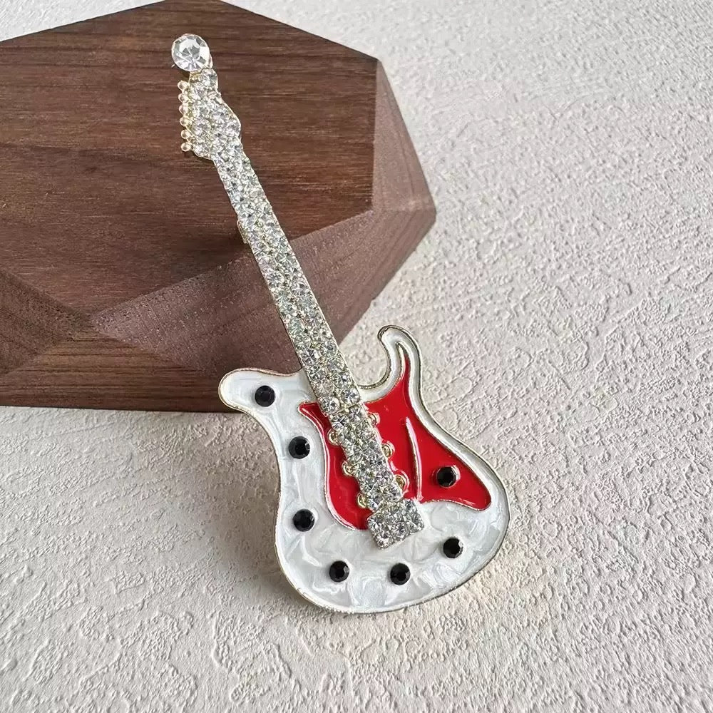 Electric Guitar Brooch PA5514