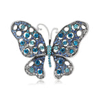 Butterfly Rhinestone Alloy Brooch PA5627