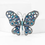 Butterfly Rhinestone Alloy Brooch PA5627