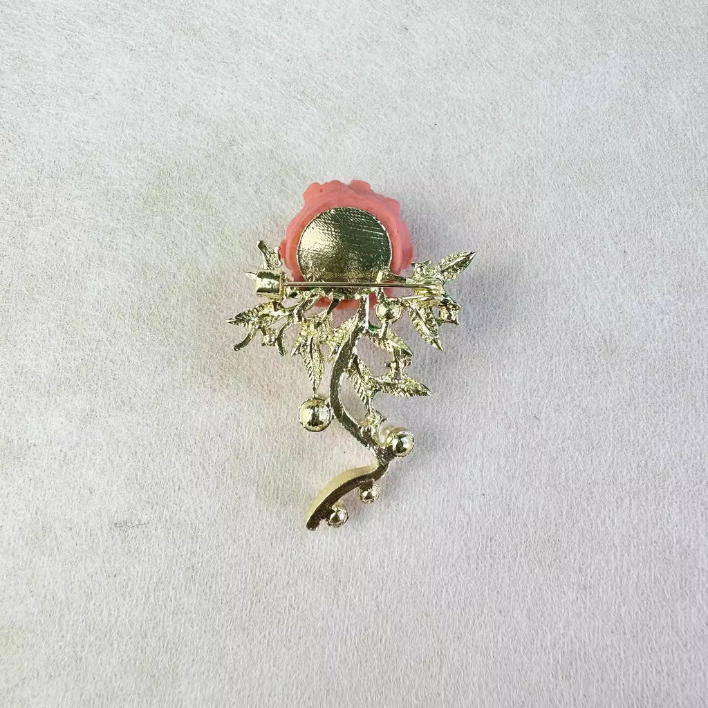 Rose Peony Brooch PA5536