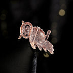 Owl Rhinestone Brooch PA5539