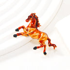 Galloping Horse Alloy Brooch PA5546