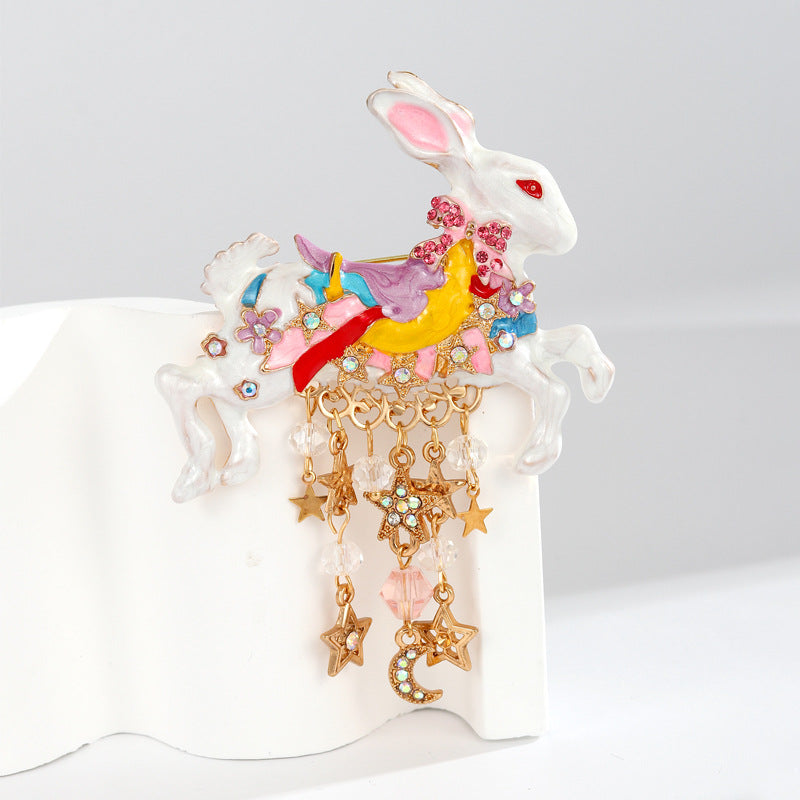 Rabbit Brooch PA5557 - view 2