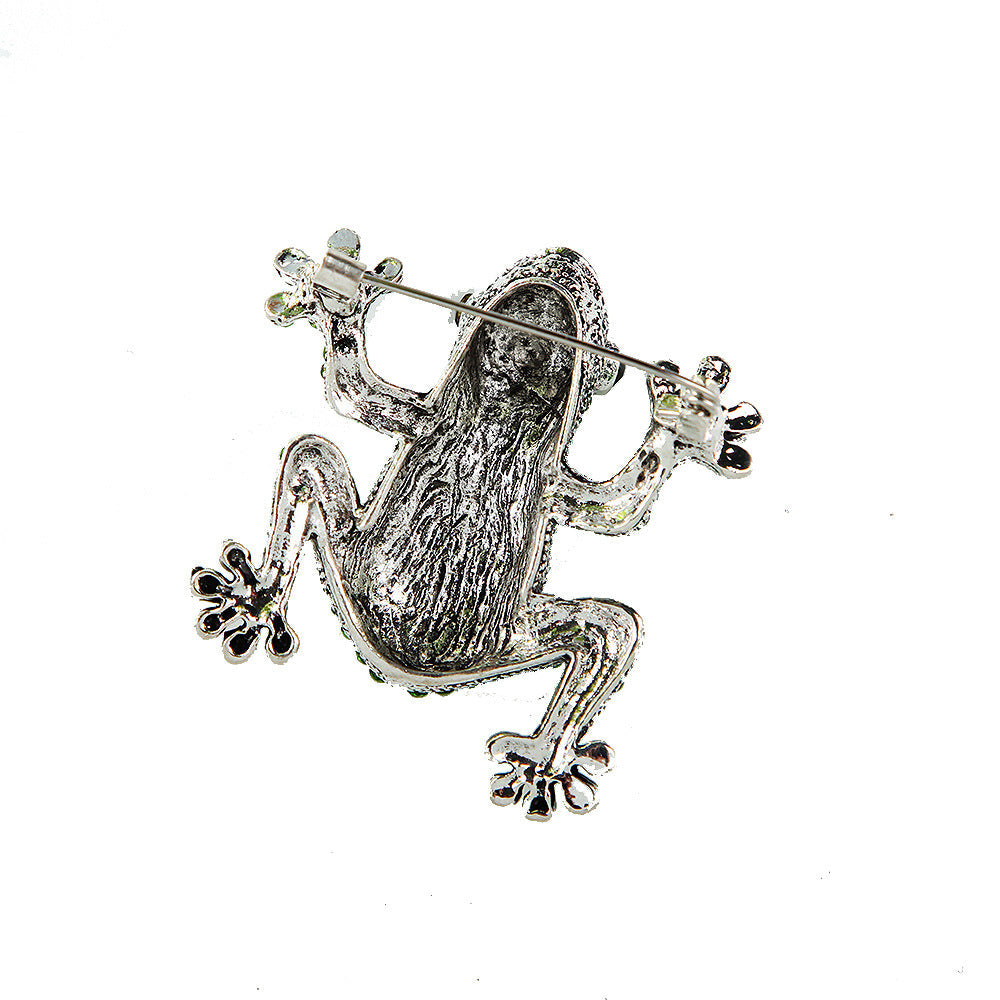 Frog Rhinestone Brooch PA5566