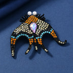 Angelfish Rhinestone  Alloy Brooch PA5649