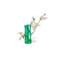 Bamboo Rhinestone  Crystal  Alloy Brooch PA5677