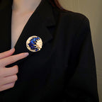 Sun God  Rhinestone  Alloy Brooch PA5704