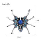 Butterfly Spider Rhinestone  Alloy Brooch PA5709