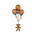 Balloon Bear  Rhinestone  Alloy Brooch PA5720