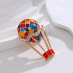 Hot Air Balloon Rhinestone  Alloy Brooch PA5722