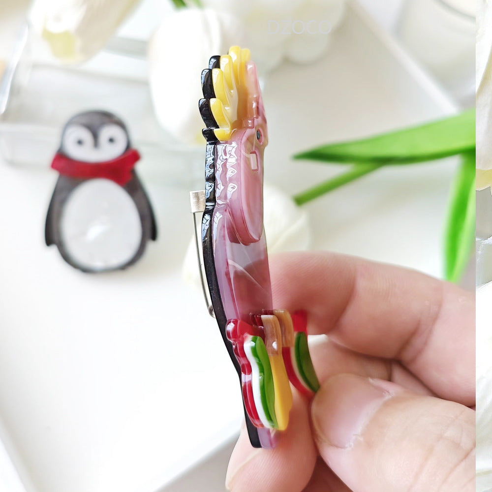 Parrot  Acrylic Brooch PA5732