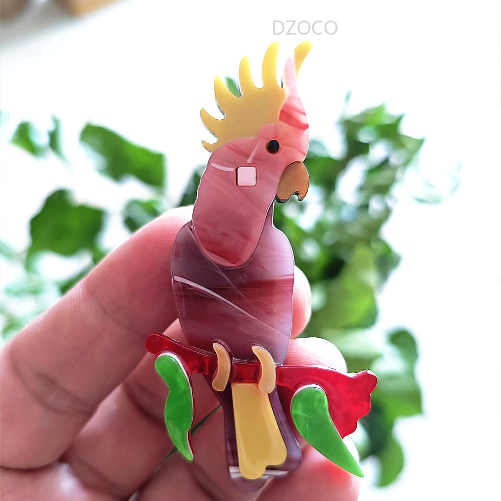 Parrot  Acrylic Brooch PA5732