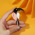 Toucan Acrylic Rhinestone Brooch PA5734