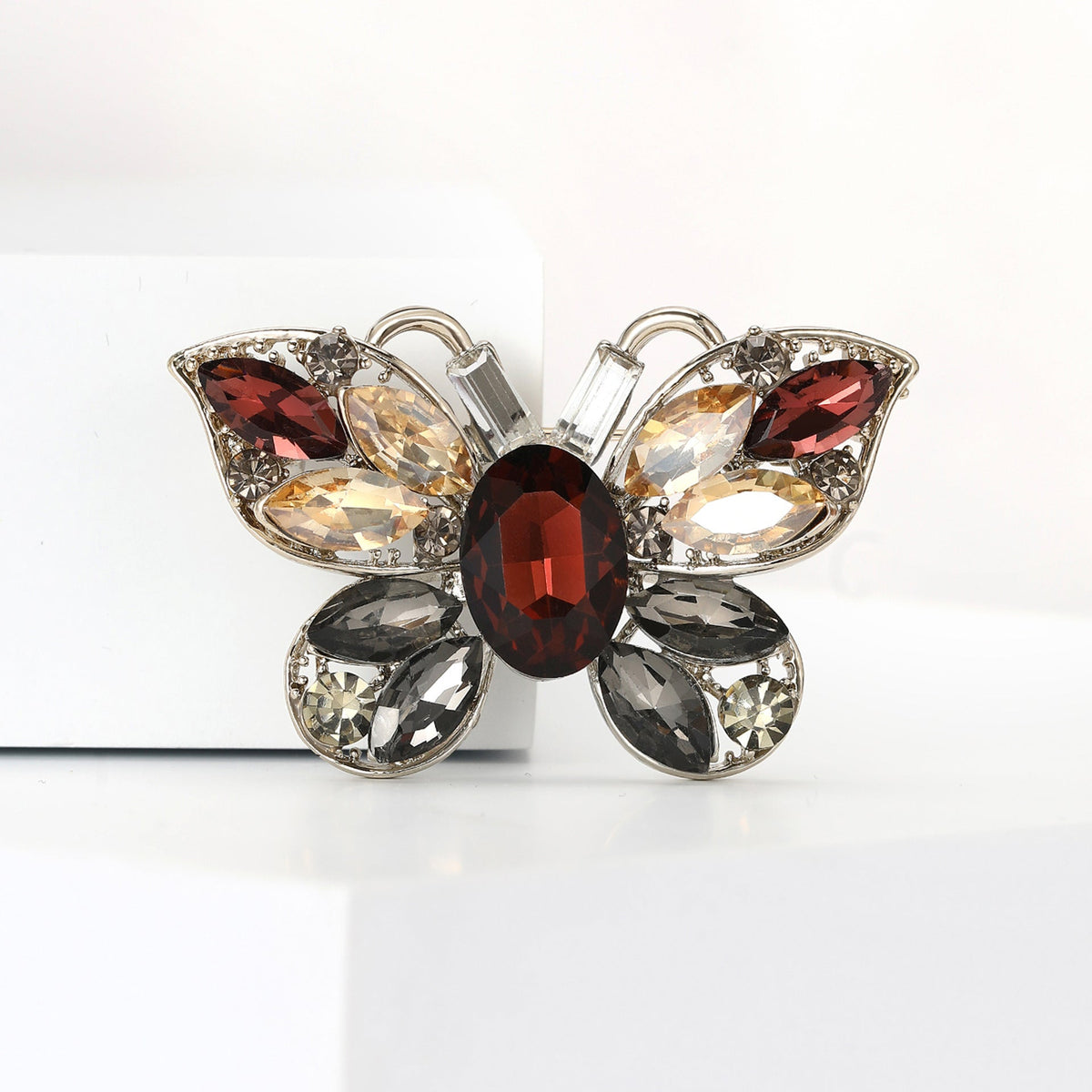 Butterfly  Alloy Rhinestone Brooch PA5748