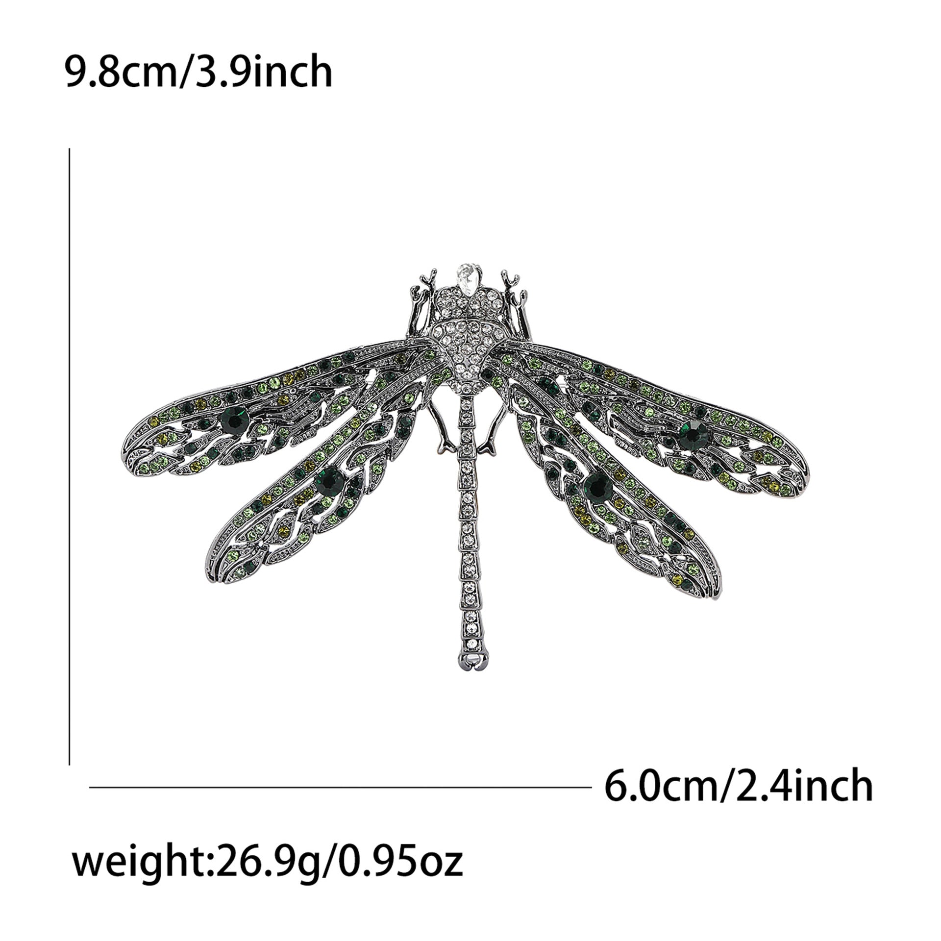Dragonfly  Alloy Rhinestone Brooch PA5749