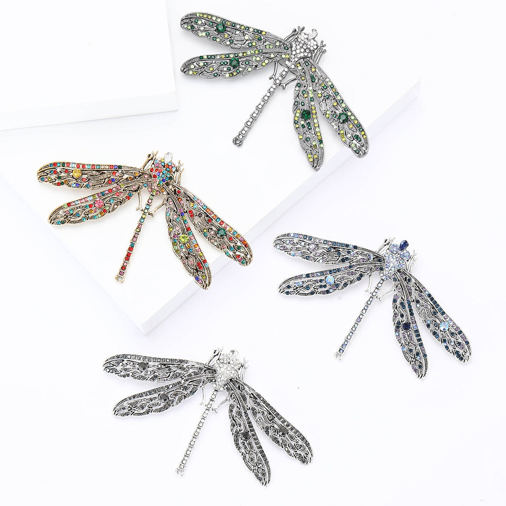 Dragonfly  Alloy Rhinestone Brooch PA5749