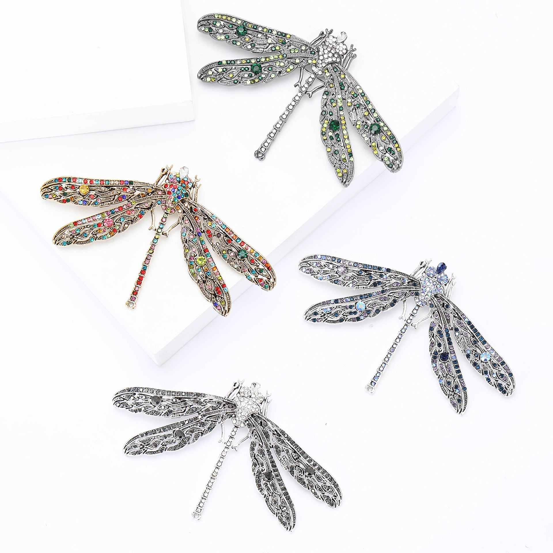 Dragonfly  Alloy Rhinestone Brooch PA5749
