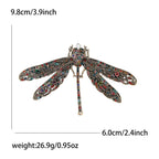 Dragonfly  Alloy Rhinestone Brooch PA5749